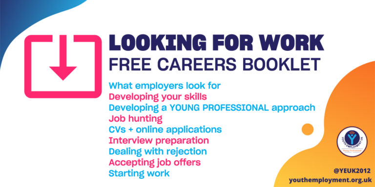 Looking For Work - Download The New Careers Booklet From Youth ...